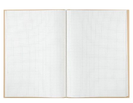 Книга А4 офсетна 96 арк. клітинка тверда обкладинка MORANDI STYLE BM.2400-432i капучино 8шт/уп