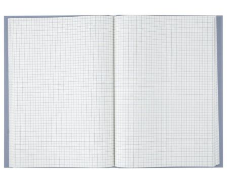Книга А4 офсетна 96 арк. клітинка тверда обкладинка MORANDI STYLE BM.2400-453i маренго 8шт/уп
