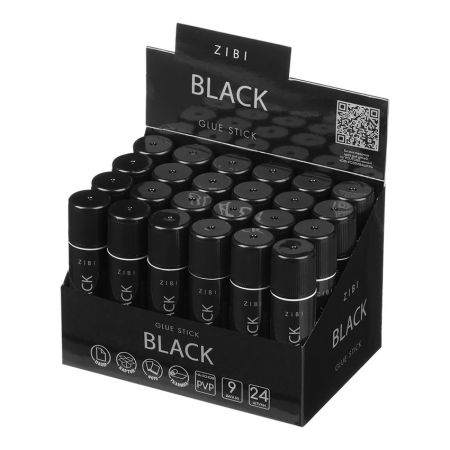 Клей-олівець  9г PVP ZB.6305 BLACK 24/648шт/уп