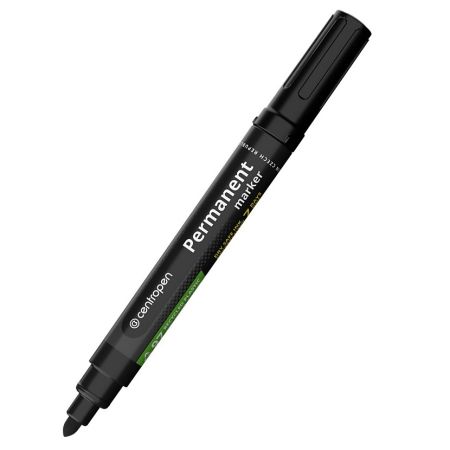 Маркер перманентний 2,5мм Centropen Dry Safe 8510/01 чорний кулевидний 10шт/уп