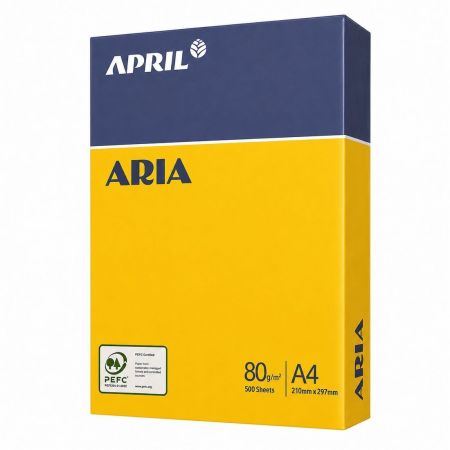 Папір  А4 500 арк.  ARIA  (APRIL)  80 г/м.кв.