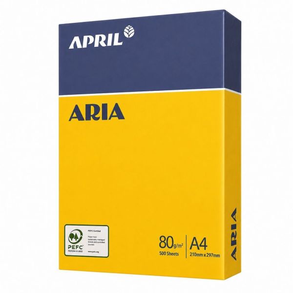 Папір  А4 500 арк.  ARIA  (APRIL)  80 г/м.кв.