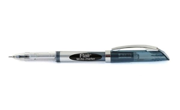 Ручка шариковая Flair 743 BK Writometer ball черная 12шт/уп