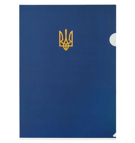 Папка-куточок А4 BM.3971-03 Ukraine темно-синя 12шт/уп