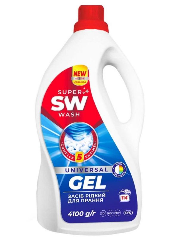 Гель для стирки 4,1л SUPER Wash UNIVERSAL