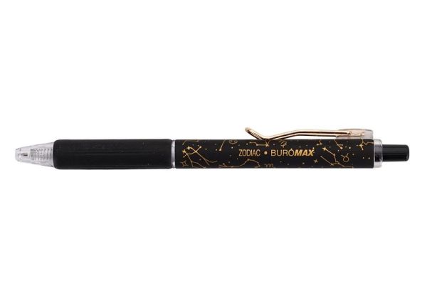 Ручка гелева автоматична NIGHT SKY ZODIAC BM.8379-01 синя 40шт/уп