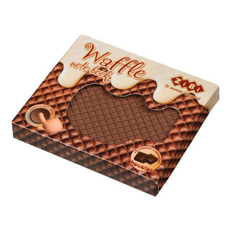 Блокнот  WAFFLE 90х90мм 80л. нелинированный обложка Soft touch KIDS Line ZB.12470-25