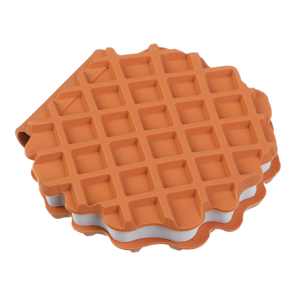 Блокнот  CHOCOLATE WAFFLE 90х90мм 80л. нелинированный обложка Soft touch KIDS Line ZB.12470-40